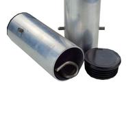 Tegra Tubo A Scomparsa Ancorato Terra-Argento