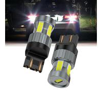 Teguangmei 7443 7444 7444NA Lampadine LED 23W 12V Super Luminoso Bianco Canbus Sensa Errore Anti Hyper Flash T20 W21W T3 Luce di Retromarcia Luce del Freno Luci di Posteriori Luci di Diurne, 2 Pezzi