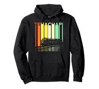 Tehachapi California Mountain Retro Ferrovia Treno Loop Kern Felpa con Cappuccio