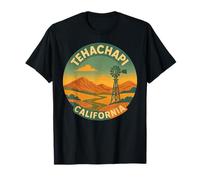 Tehachapi California Retro Railroad Loop Kern Camp Train 661 Maglietta