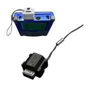 TEHAOUU Adattatore audio, compatibile con Nintendo GBA SP - Porta di ricarica USB-C e jack per cuffie da 3,5 mm con corda anti-perdita per console portatile retrò (nero)