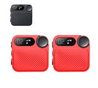 TEHAOUU Custodia in silicone per citofono Xiaomi Mi Sport, resistente agli urti, a prova di caduta, antiscivolo, custodia protettiva morbida per esterni (rosso, 2 pezzi)