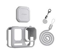 TEHAOUU Custodia in silicone per Insta360 AcePro2, accessori per la protezione del corpo delle lenti (grigio)