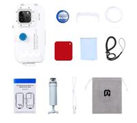 TEHAOUU Custodia subacquea per iPhone 16/15/14/13/12/15 (Pro e Pro Max inclusi), con una profondità impermeabile di quaranta metri (PU9115w)
