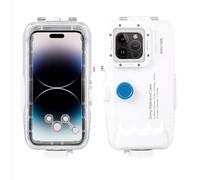 TEHAOUU Custodia subacquea per iPhone 16/15/14/13/12/15 (Pro e Pro Max inclusi), con una profondità impermeabile di quaranta metri (PU9116w)