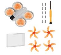 TEHAOUU Eliche colorate per drone DJI Neo a basso rumore, leggere e durevoli, accessori per DJI Neo, ricambio rapido, 4 pezzi (arancione)