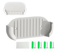 TEHAOUU Supporto per Google TV Streamer 4K Box Staffa 2024 Google Streaming TV Box Holder Raffreddamento Prevenzione Surriscaldamento Anti Collisione Antiurto Doppia Opzioni di installazione (Kit