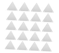 TEHAUX 1 Set Strass Specchio Acrilico Flatback Per Cucito E Decorazioni Costume Diy Pietre Irregolari Da Cucire Per Da Sera Copertura Macchie Colore Argento Luminoso 50 Pezzi