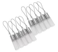 TEHAUX 10 Flaconi a Rullo in Vetro Perlato da 5 Ml per Oli Essenziali, Bottiglie di Profumo Ricaricabili con Tappo Dorato e Sfera in Acciaio Inox, per Aromaterapia e Viaggi