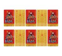 TEHAUX 10 Pezzi Amuleti Tai Sui Portatili Anno Serpente per Protezione e Successo Decorazioni Capodanno Cinese Ricchezza e Fortuna