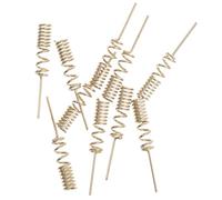 TEHAUX 10 Pezzi Antenna a Spirale in Rame Spesso Bobina Elicoidale per Trasmissione Dati Wireless Compatibile Tv e Dispositivi di Rete per Uso Domestico e Ufficio