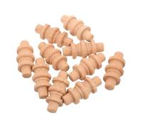 TEHAUX 10 Pezzi Colonna Decorativa in Legno per Ringhiere e Gradini | Installazione Semplice, Forma Classica a Roma, Beige, per Interni e Micro Paesaggi da Giardino