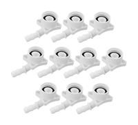 TEHAUX 10 pezzi Connettori per Tubo Flessibile Adattatori per Ingresso Lavatrice Raccordo per Tubo Lavaggio Auto Design Compatto e Antileak Facile da Trasportare e Conservare