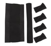 TEHAUX 10 Pezzi Paracatena per Bici Protezione Catena Bicicletta Nero Neoprene e Hook-And-Loop Riduce Rumore della Catena per Mountain Bike e Ciclismo All'aperto
