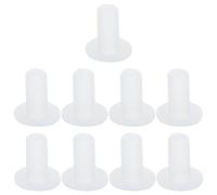 TEHAUX 10 Pezzi Tettarelle in Silicone per Biberon per Vitelli e Agnelli, Superficie Liscia, Facili da Usare per L'alimentazione di Piccoli Animali