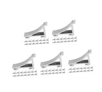 TEHAUX 100 Pezzi Clip Alluminio Resistente Al Freddo Facili da Installare per Frigoriferi Domestici e Commerciali