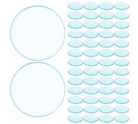 TEHAUX 100 Pezzi Gettoni Bingo Trasparenti 19mm in Abs Blu per Conteggio | Accessori per Tombola Numeri, Fiches del Gioco del Bingo, Formato Rotondo, Set di Gioco e Conteggio
