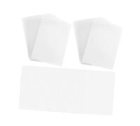 TEHAUX 100 pezzi Pellicola per Laminazione Termica Fogli Protettivi per Foto e Documenti Buste Lucide per Plastificatrice Resistente Allo Sbiadimento e Facile Conservare