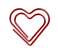 TEHAUX 100 pezzi the office ufficio, antiscivolo, schoot the arrangement, graffette di carta nera a forma di cuore, clip per ufficio, accessori da ufficio, clip da ufficio, clip per appunti alla moda