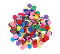 TEHAUX 1000 Pezzi Accessori per Copricapo Fai da Te Non Tessuto Rotondi 2,5 Cm, Cuscini per Fissare Mollette Chioma, Materiali per Decorazioni Chioma Artigianali Colore Colore Casuale