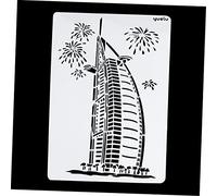 TEHAUX 10pezzi Template per Edifici Accessori Creativi per per e creatività dei Include Famosi Come Torre Eiffel e