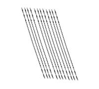 TEHAUX 12 pezzi Lame Seghetto Manuale Mini Denti Spirale per Taglio Acciaio Alta Durezza Sostituzione Facile per Lavori di Traforo e Rifilatura