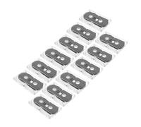 TEHAUX 12 Pezzi Registratore di Cassette Audio Vuote da 60 Minuti, Leggero in Plastica, Qualità Sonora Cristallina per Messaggi Personali e Occasioni Speciali