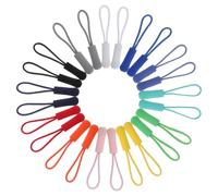 TEHAUX 120 Pezzi Tirante per Cerniera in Tpu Resistente Presa per Valigie Zaini e Borse Accessorio Pratico e Durevole