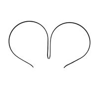 TEHAUX 2 Cerchietti per Chioma Ricoperti di Stoffa 5Mm Fai da Te Neri Accessori per Fasce per Chioma Leggeri e Comodi Copricapo da Indossare Tutti i Giorni per Spa Sport e Uso