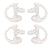 TEHAUX 2 Paia Auricolari Trasparenti in Silicone per Cuffie con Acustico, Leggeri e Isolanti, Ricambio per Auricolari Sinistro e Destro, per Ambienti Rumorosi e All'aperto
