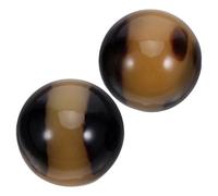 TEHAUX 2 Palline Baoding in Resina per Massaggio e Rafforzamento Mani Sfere Cinesi Ergonomiche per Esercizi di Presa e Coordinazione Pallamano Fitness Portatile per Uso in Viaggio