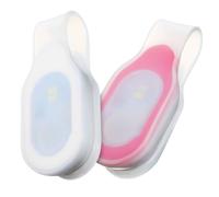 TEHAUX 2 Pezzi Luci LED Magnetiche da Corsa con Clip Lampade Ricaricabili con Integrati Luci di Sicurezza Regolabili per Corsa Escursionismo e Bici
