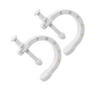 TEHAUX 2 Pezzi Massaggiatore Manuale per Agopressione 2 Clip Regolabili in Abs per Massaggio Punti di Pressione, Strumento Portatile Antistress per Uso Domestico, Ufficio e Viaggio