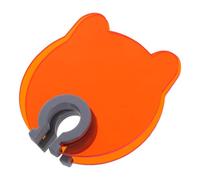 TEHAUX 2 Pezzi Protezione per Lampada Unghie a Forma di Orso in Plastico Arancia Blocco Luce Blu e Resistenza alla Deformazione per Uso in Salone o Casa