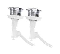 TEHAUX 2 pezzi Pulsanti per Serbatoio Wc Sostituzione Facile per Tanica Compatibili con La Maggior Parte Dei Wc Design Semplice e Resistente Facile Installazione e Pulizia