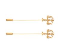 TEHAUX 2 Pezzi Spilla da Bavero in Lega Oro Bilancia della Giustizia Elegante e Raffinata, Accessorio da Uomo per Giacche e Eventi Professionali