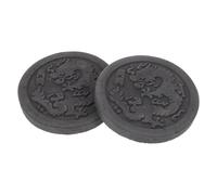 TEHAUX 2 Pezzi Stampo per Rilievo Mini Piastrella in Mattone Nero per Restauro Motivi, Portatile, Stile Cinese Moderno, Adatto per Uso Domestico e Pratica Familiare