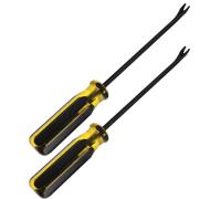 TEHAUX 2 pezzi Strumenti per Rimuovere Chiodi e Viti V-bend Estrattore Ergonomico Antigraffio per Falegnameria Adatto per Moldings Interni Auto e Finiture