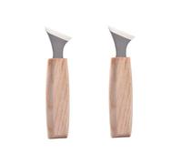 TEHAUX 2 Pz Strumenti Robusti Kit Per Intagliare Il Legno Scalpello Da Sgorbia Per Legno Strumenti Da Intaglio Strumento Robusto Carpenteria I Falegnami Atrezzi Cromo Vanadio Manuale