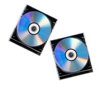 TEHAUX 2 Set Disco Dvd Vergine Registrabile ad Alta Capacità per Musica e Gestione Informazioni, Plastico Resistente con Custodia Jewel Case, Effetto Registrazione Professionale