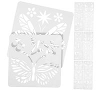 TEHAUX 2 Set Modello di Graffiti Dipingere Stencil per Pareti Dipingi Imbarcazioni a Farfalla Stampini a Farfalla per Dipingere Stencil per La Pittura Colore Farfalle Fabbricazione PVC