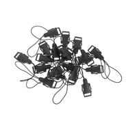 TEHAUX 20 pezzi Adattatori Qd Loop per Imbracatura Telecamera Connettori Clip di Rilascio Rapido per Cinghie Fotocamera DSLR Fino Accessori Compatti per Strap e Fotocamere Digitali