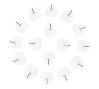 TEHAUX 20 pezzi Ganci Adesivi Forma di Cuore Trasparenti Supporto Resistente senza Tracce per Bagno Cucina e Soffitto Appendini Murali per Asciugamani e Decorazioni