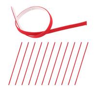 TEHAUX 20 Pezzi Nastro Protezione Bordo Racchetta da Ping Pong Rosso, 0 | Autoadesivo in Spugna, Lunghezza 45cm, per Tornei e Competizioni, Profilo Spesso Antiusura