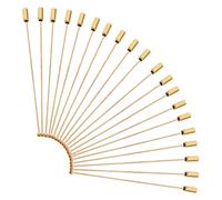 TEHAUX 20 Pezzi Spilla da Balia in Acciaio Inossidabile 90mm Oro la Creazione di Gioielli, Versatile e Facile da Usare, come Spilla da Cappello da Bavero