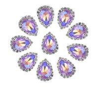 TEHAUX 20 Pezzi Trapano Ad Artiglio Con Goccia D'acqua in Pizzo Gioielli Accessorio Fai -da -te Accessorio Per Gioielli Fai Da Te Strass Di Perline Ornamento Movimento Centrale in Metallo