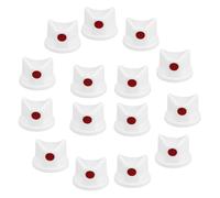 TEHAUX 20 Pezzi Ugelli Spray Vernice in Plastica Bianco Accessori Ergonomici per Bomboletta Spray Compatibili con Vernici Artistiche per Pittura Graffiti Completo per Progetti Creativi