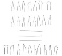 TEHAUX 28 Pezzi Kit Punte Ricambio per Pirografo Punte Filo ad Alta Temperatura per Legno e Plastica Utensili per Lavori su Legno Professionali e Hobby Riscaldamento Rapido per Incisione