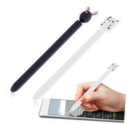 TEHAUX 2pezzi Custodia in Silicone per Stilo Protezione per Stilo di Seconda Generazione Forma di Animale Cartone Animato Leggera e Antiscivolo per Proteggere la Penna da Danni