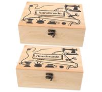 TEHAUX 2pezzi Portaoggetti per Cofanetto Organizzatore per e Accessori per e Resistente